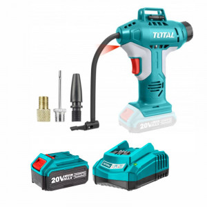 Compresor de Aire Automático Inalámbrico Total + Bateria 4Ah Y Cargador